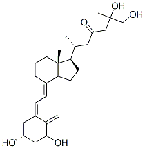1,25,26-trihydroxy-23-oxo-vitamin D3 结构式