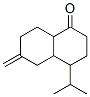 4-Isopropyl-6-methylene-3,4,4a,5,6,7,8,8a-octahydro-1(2H)-naphthalenone 结构式