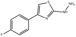 4-(4-FLUOROPHENYL)-2(3H)-THIAZOLONE HYDRAZONE 结构式