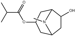 Propanoic acid, 2-methyl-, 6-hydroxy-8-methyl-8-azabicyclo[3.2.1]oct-3-yl ester (9CI) 结构式