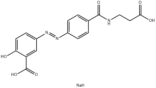 巴柳氮二钠 结构式