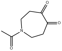 1H-Azepine-4,5-dione, 1-acetyltetrahydro- (9CI) 结构式