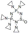 2,3,3,5,5-Pentakis(1-aziridinyl)-3,3,5,5-tetrahydro-2H-1,2,4,6,3,5-thiatriazadiphosphorine 1-oxide 结构式