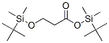 tert-Butyl(dimethyl)silyl 3-([tert-butyl(dimethyl)silyl]oxy)propanoate 结构式