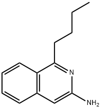 1-丁基-异喹啉-3-胺 结构式