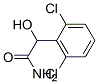 Benzeneacetamide,  2,6-dichloro--alpha--hydroxy- 结构式