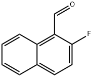 2-Fluoro-1-naphthalenecarboxaldehyde 结构式