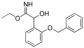 Benzeneethanimidic  acid,  -alpha--hydroxy-2-(phenylmethoxy)-,  ethyl  ester  (9CI) 结构式