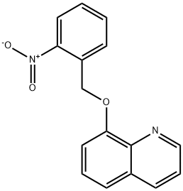 8-(2-硝基苄氧基)喹啉 结构式