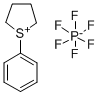 PHENYLTETRAMETHYLENESULFONIUM HEXAFLUOROPHOSPHATE 结构式