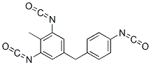 5-(p-isocyanatobenzyl)-2-methyl-m-phenylene diisocyanate 结构式