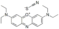 3,7-bis(diethylamino)phenoxazin-5-ium thiocyanate 结构式