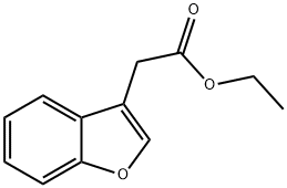 苯并呋喃-3-乙酸乙酯 结构式