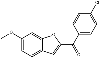 (4-Chlorophenyl)(6-methoxybenzofuran-2-yl)methanone