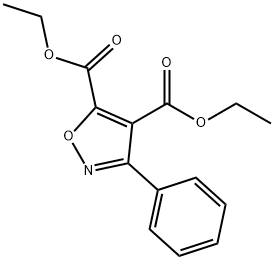 4,5-Isoxazoledicarboxylicacid,3-phenyl-,diethylester(9CI) 结构式