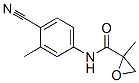 Oxiranecarboxamide, N-(4-cyano-3-methylphenyl)-2-methyl- (9CI) 结构式