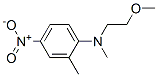 Benzenamine, N-(2-methoxyethyl)-N,2-dimethyl-4-nitro- (9CI) 结构式