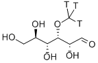 3-O-(3H-METHYL)-D-GLUCOSE 结构式