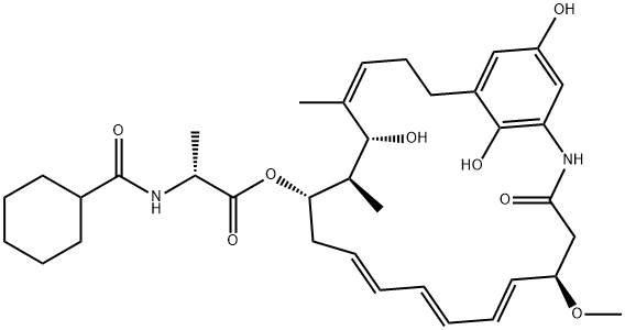 安三烯菌素B 结构式