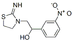2-imino-alpha-(m-nitrophenyl)thiazolidin-3-ethanol 结构式