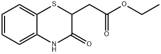 ETHYL 2-(3-OXO-3,4-DIHYDRO-2H-1,4-BENZOTHIAZIN-2-YL) ACETATE 结构式