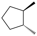 trans-1,2-Dimethylcyclopentane 结构式