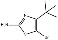 2-氨基-4-叔丁基-5-溴噻唑 结构式