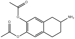 2-amino-6,7-diacetoxy-1,2,3,4-tetrahydronaphthalene 结构式