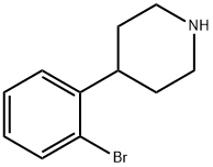 4-(2-溴苯基)哌啶 结构式
