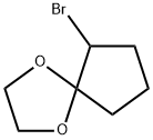 6-溴-1,4-二氧杂螺[4.4]壬烷 结构式