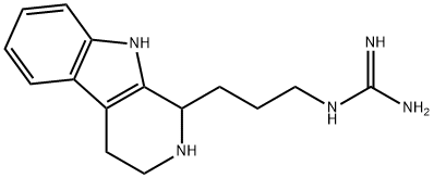 N-[3-(2,3,4,9-TETRAHYDRO-1H-B-CARBOLIN-1-YL)-PROPYL]-GUANIDINE 结构式