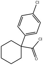 1-(4-氯苯基)环己基碳酰氯 结构式