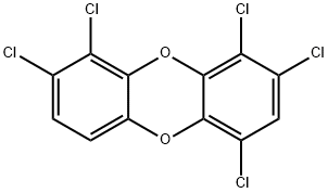1,2,4,8,9-PENTACHLORODIBENZODIOXIN 结构式
