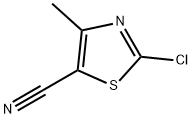 2-氯-4-甲基噻唑-5-甲腈 结构式