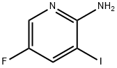 2-氨基-5-氟-3-吲哚吡啶 结构式