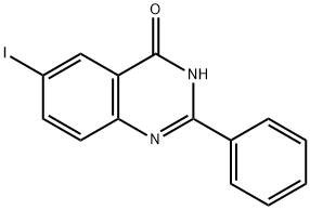 6-IODO-2-PHENYL-1H-QUINAZOLIN-4-ONE 结构式