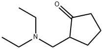 2-[(DIETHYLAMINO)METHYL]CYCLOPENTANONE HYDROCHLORIDE 结构式