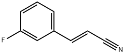 (E)-3-(3-氟苯基)丙烯腈 结构式