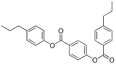 4-[(4-propylphenoxy)carbonyl]phenyl 4-propylbenzoate 结构式