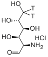 D-GLUCOSAMINE, [6-3H] HYDROCHLORIDE 结构式