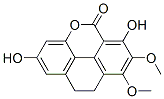 9,10-Dihydro-2,6-dihydroxy-7,8-dimethoxy-5H-phenanthro[4,5-bcd]pyran-5-one 结构式