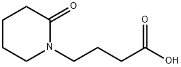 4-(2-OXOPIPERIDIN-1-YL)BUTANOIC ACID 结构式