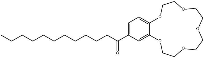 4-LAUROYLBENZO-15-CROWN-5 结构式