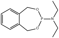 邻亚二甲苯基 N,N-二乙基亚磷酰胺 结构式