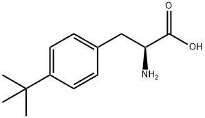 L-4-叔丁基苯丙氨酸 结构式