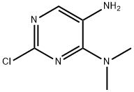 2-氯-N4,N4-二甲基嘧啶-4,5-二胺 结构式