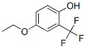 Phenol, 4-ethoxy-2-(trifluoromethyl)- (9CI) 结构式