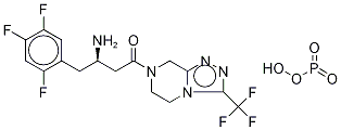 西他列汀(S)-异构体磷酸盐 结构式