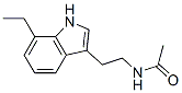 Acetamide, N-[2-(7-ethyl-1H-indol-3-yl)ethyl]- (9CI) 结构式