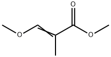 methyl 3-methoxymethacrylate 结构式